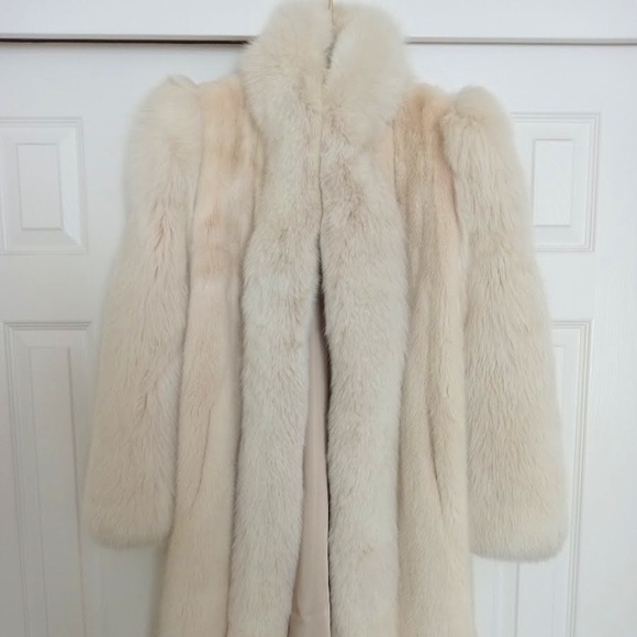 Womens Vintage Blush Mink Tuxedo Coat Size XS/Petite Small 0-6 | Best Seller - Picture 1 of 8